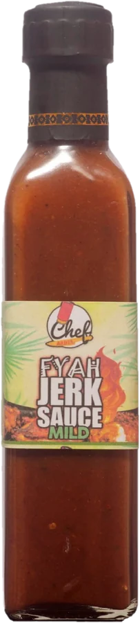 Fyah Jerk Sauce Mild, large bottle